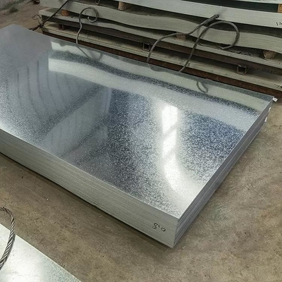 Zinc Coated Galvanized Steel Sheet 12 Gauge 24 Gauge Zero Spangle